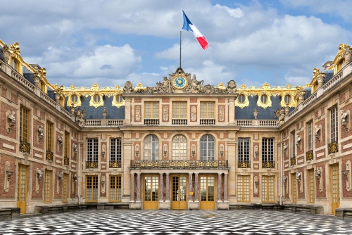 France Versailles Palace Court Yard 