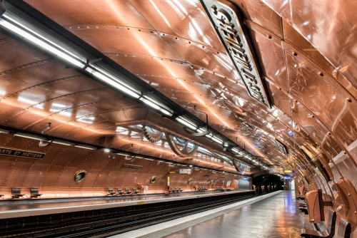 France Paris Metro Station 